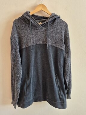 Tentree Mens Hoodie XXL Two Tone Organic Cotton Blend
